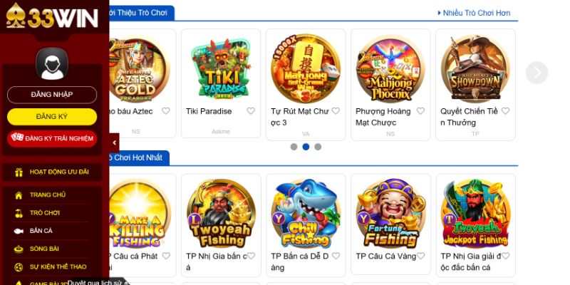 Top 3 siêu phẩm Fishing online hot nhất 33win