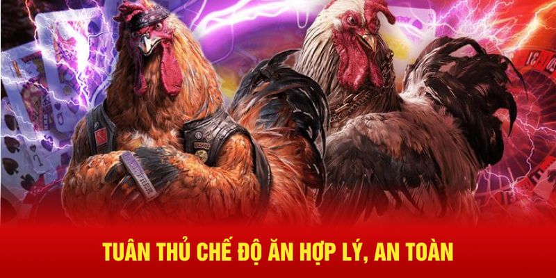 Tuân thủ chế độ ăn hợp lý, an toàn